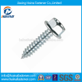 China Supplier In Stock Carbon Steel/316 Stainless Steel hex head flange wood screw